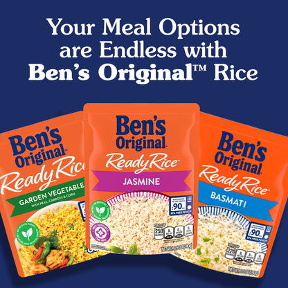 BEN'S ORIGINAL Ready Rice Basmati Rice, Easy Side Dish, 8.5 oz Pouch (Pack of 6)