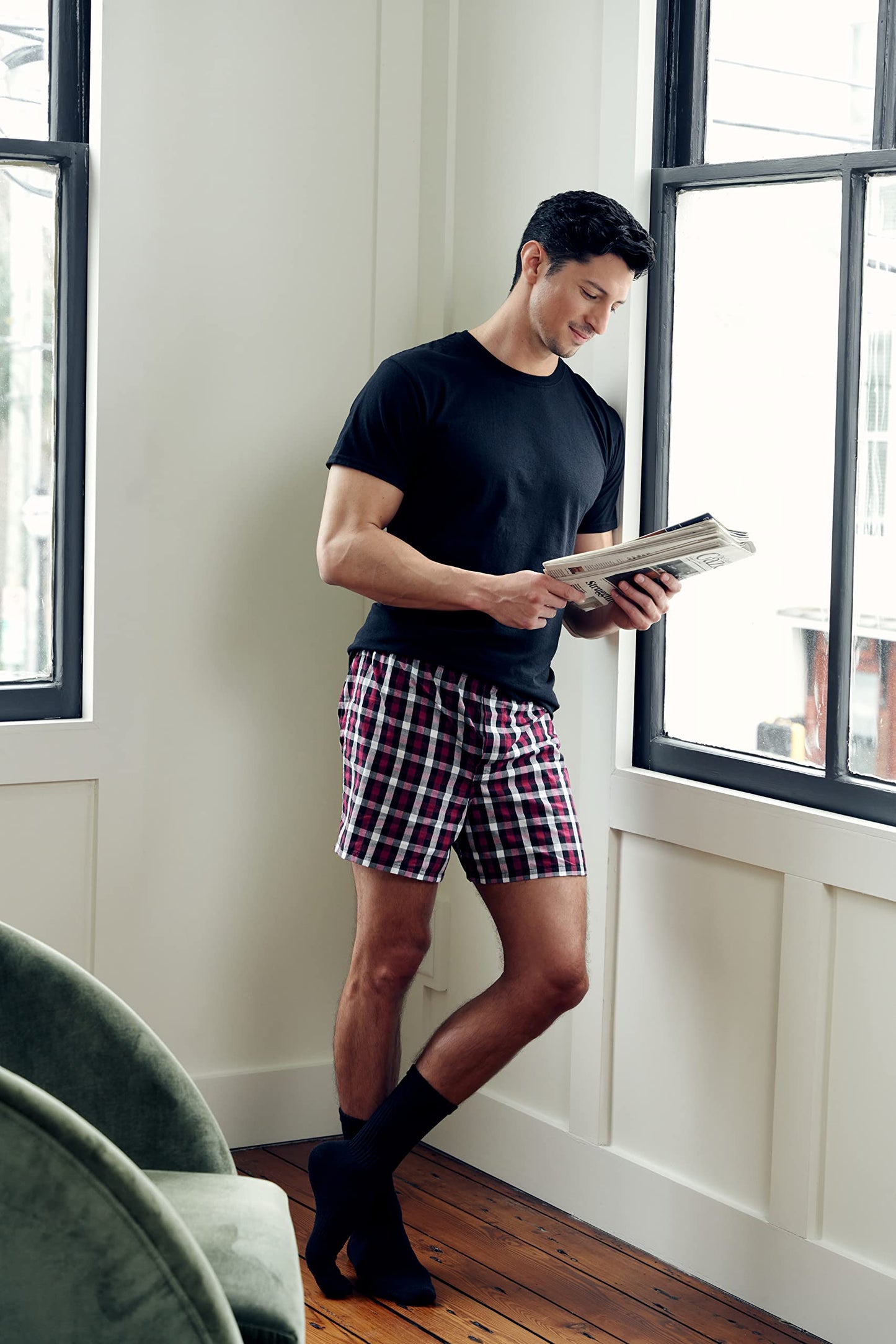 Gildan Men's Crew T-Shirts, Multipack, Style G1100, Black/Sport Grey/Charcoal (10-Pack)