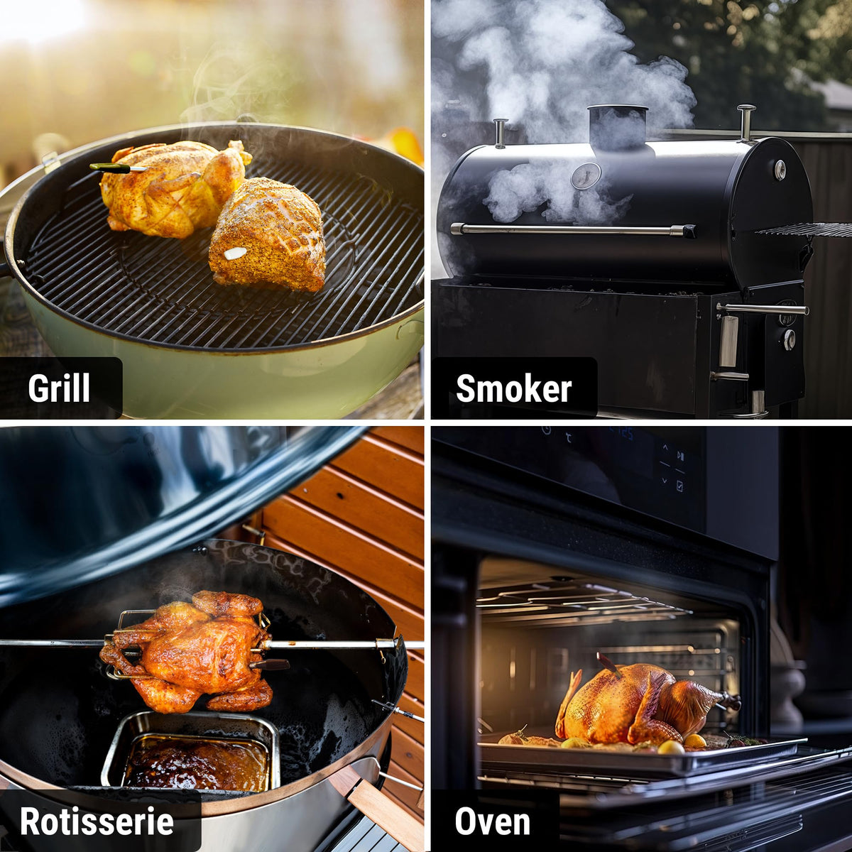 ThermoPro TempSpike Plus 600ft Wireless Meat Thermometer with 2 Color-Coded Probes, Bluetooth Meat Thermometer with LCD-Enhanced Booster for Food Cooking Grill Smoker, Fathers Day Gift for Him