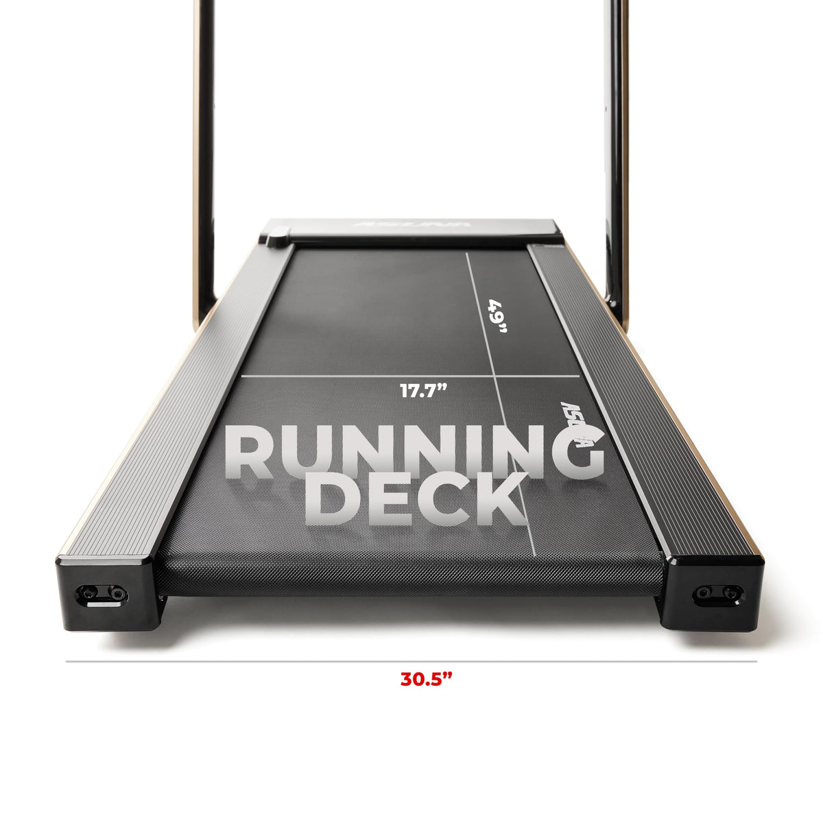 Sunny Health & Fitness Asuna Space Saving Treadmill, Motorized with Speakers for AUX Audio Connection - 8730G