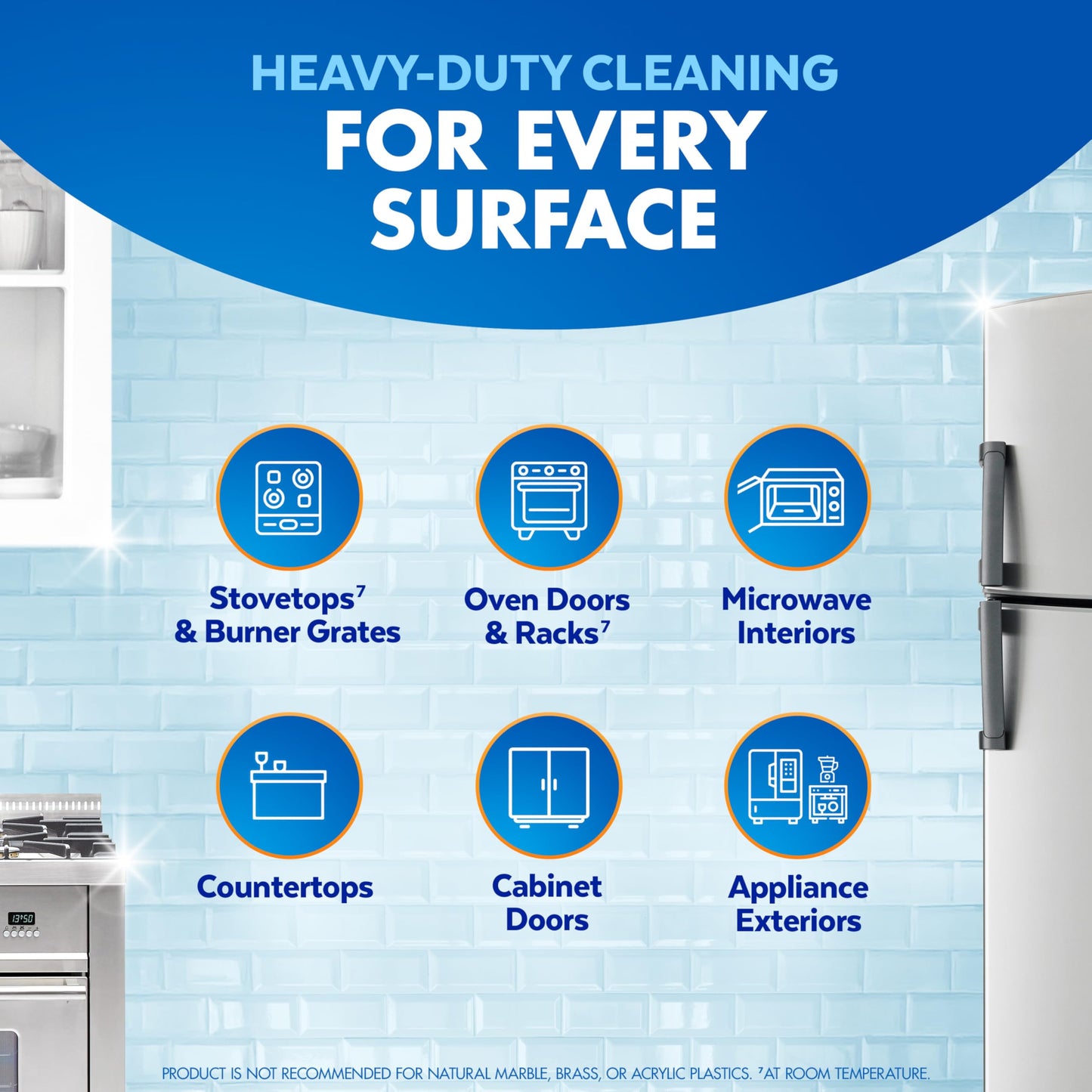 Lysol Pro Kitchen Spray Cleaner and Degreaser, Antibacterial All Purpose Cleaning Spray for Kitchens, Countertops, Ovens, and Appliances, Citrus Scent, 22oz