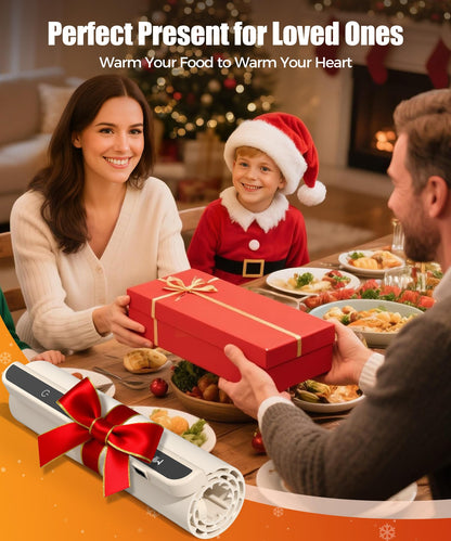 Extra Large Food Warming Mat with Heat-Resistant Pad, 36X15 Inch, 6 Temperature & 6 Timer Settings, Child Lock Safety, Fits More Dishes for Family Dinners and Parties