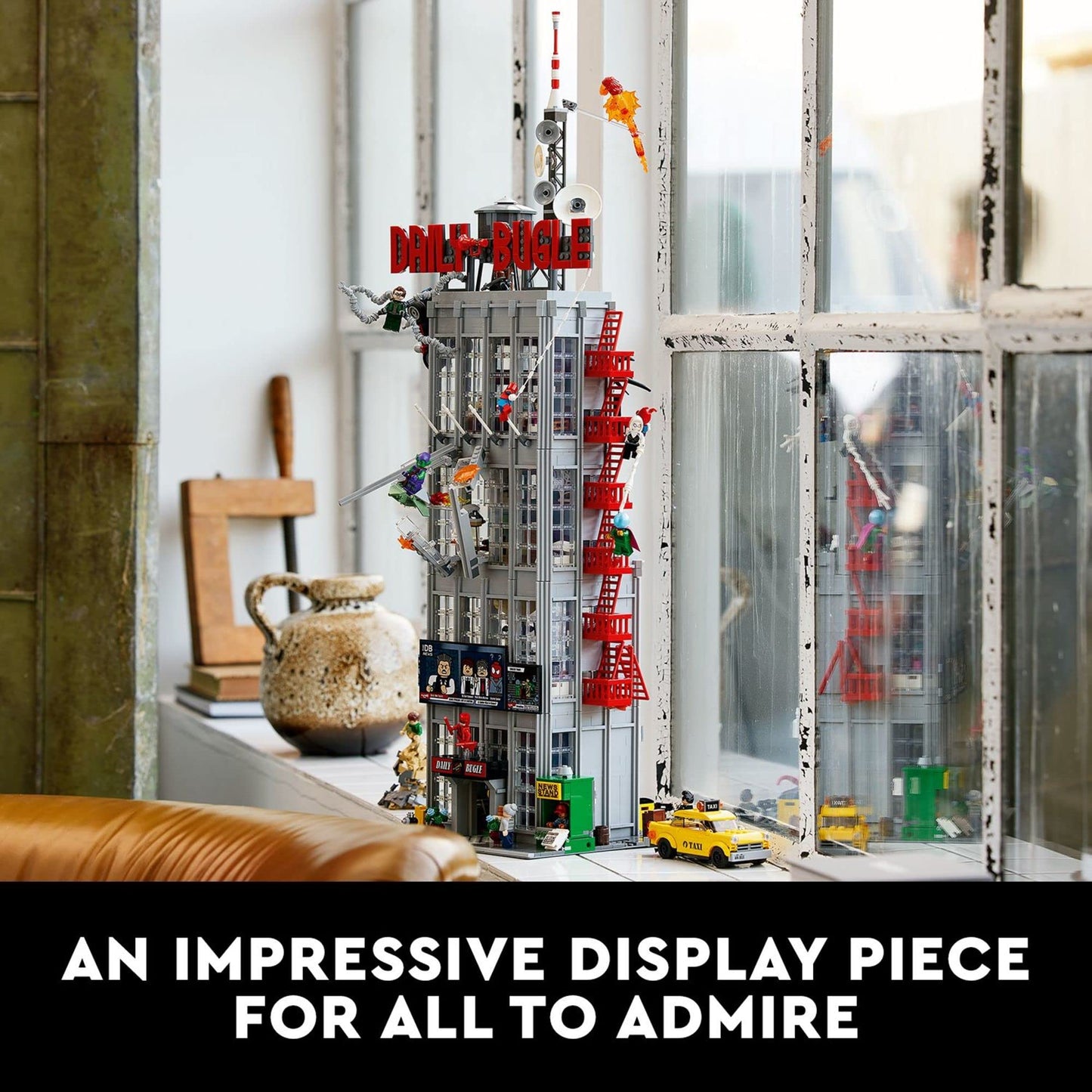 LEGO Marvel Spider-Man Daily Bugle Building Sets for Adults - Display as Office or Bookshelf Decor - Gifts for Men & Women Fans - 25 Minifigures - 76178