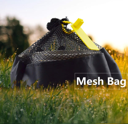 Plastic Plates and Bowls Sets,College Dorm Room Essentials Dishes Set Camping Plates,Dinnerware Accessories Mess Kit-Microwaveoven Safe BPA-Free with Mesh Bag-24PCS