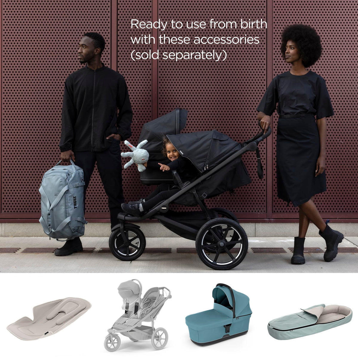 Thule Urban Glide 3 Double, Black