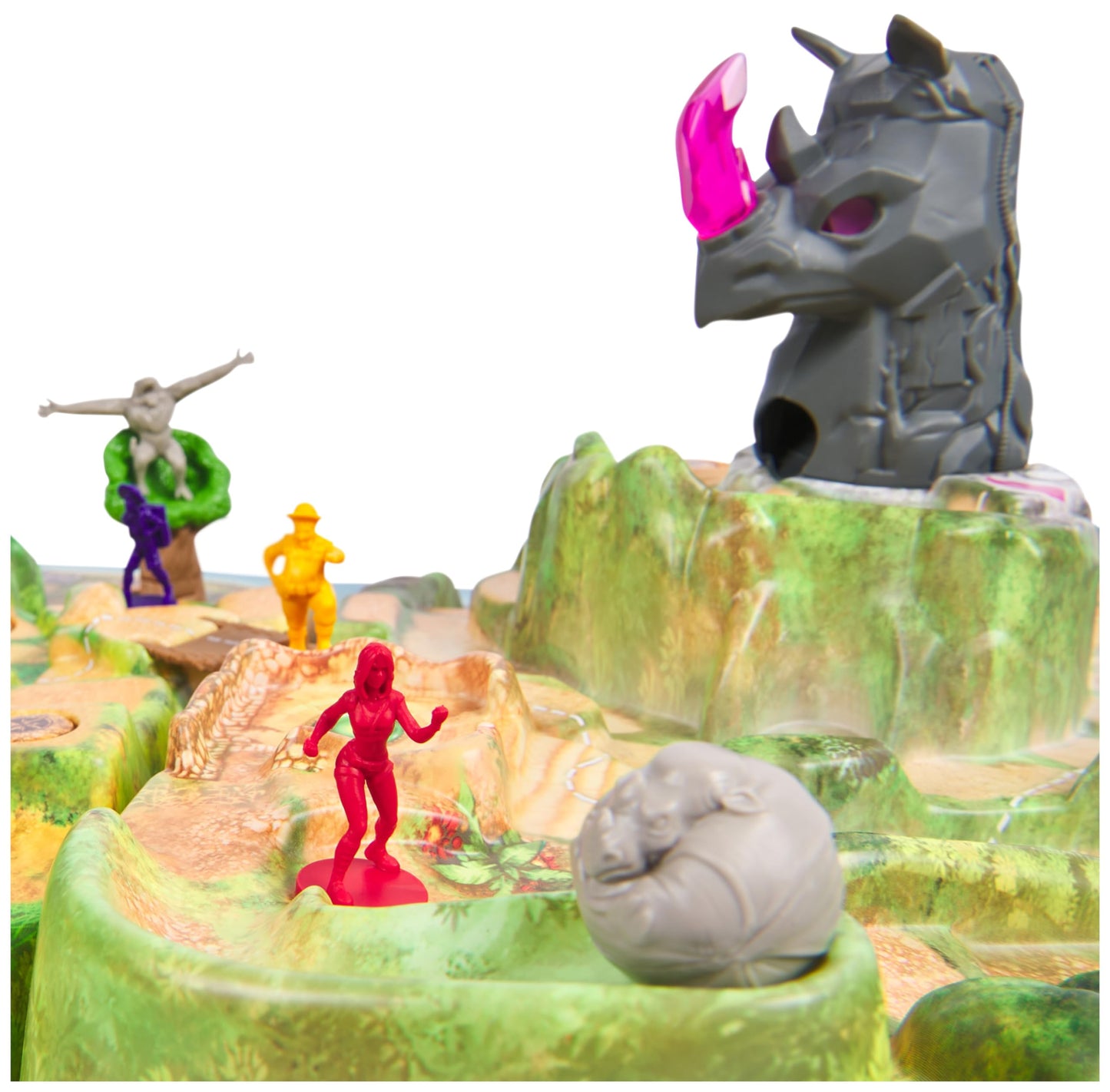 Spin Master Games, Jumanji Stampede, 3D Adventure Cooperative Board Game, for Fans of The Jumanji Movies, Face Off Against Jungle Emergencies, 2-4 Players, for Ages 8 & Up