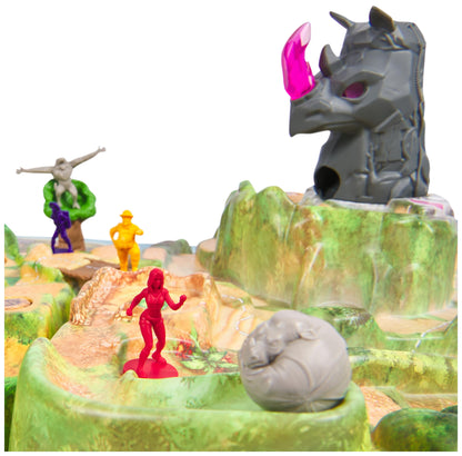 Spin Master Games, Jumanji Stampede, 3D Adventure Cooperative Board Game, for Fans of The Jumanji Movies, Face Off Against Jungle Emergencies, 2-4 Players, for Ages 8 & Up