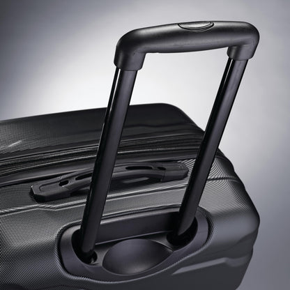Samsonite Omni PC Hardside Expandable Luggage with Spinner Wheels, Black, Carry-On 20-Inch
