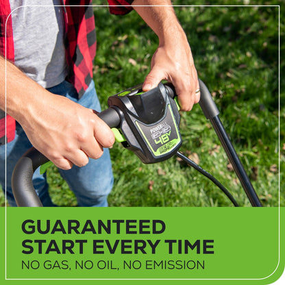 Greenworks 48V (2x24V) 20" Brushless Mower+12" String Trimmer +320CFM Blower,(2) 4.0Ah Batteries and 4A Dual Port Charger