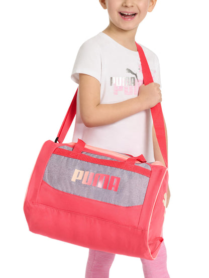 PUMA Kids' Evercat Transformation Duffel Bag, Pink/Multi, One Size