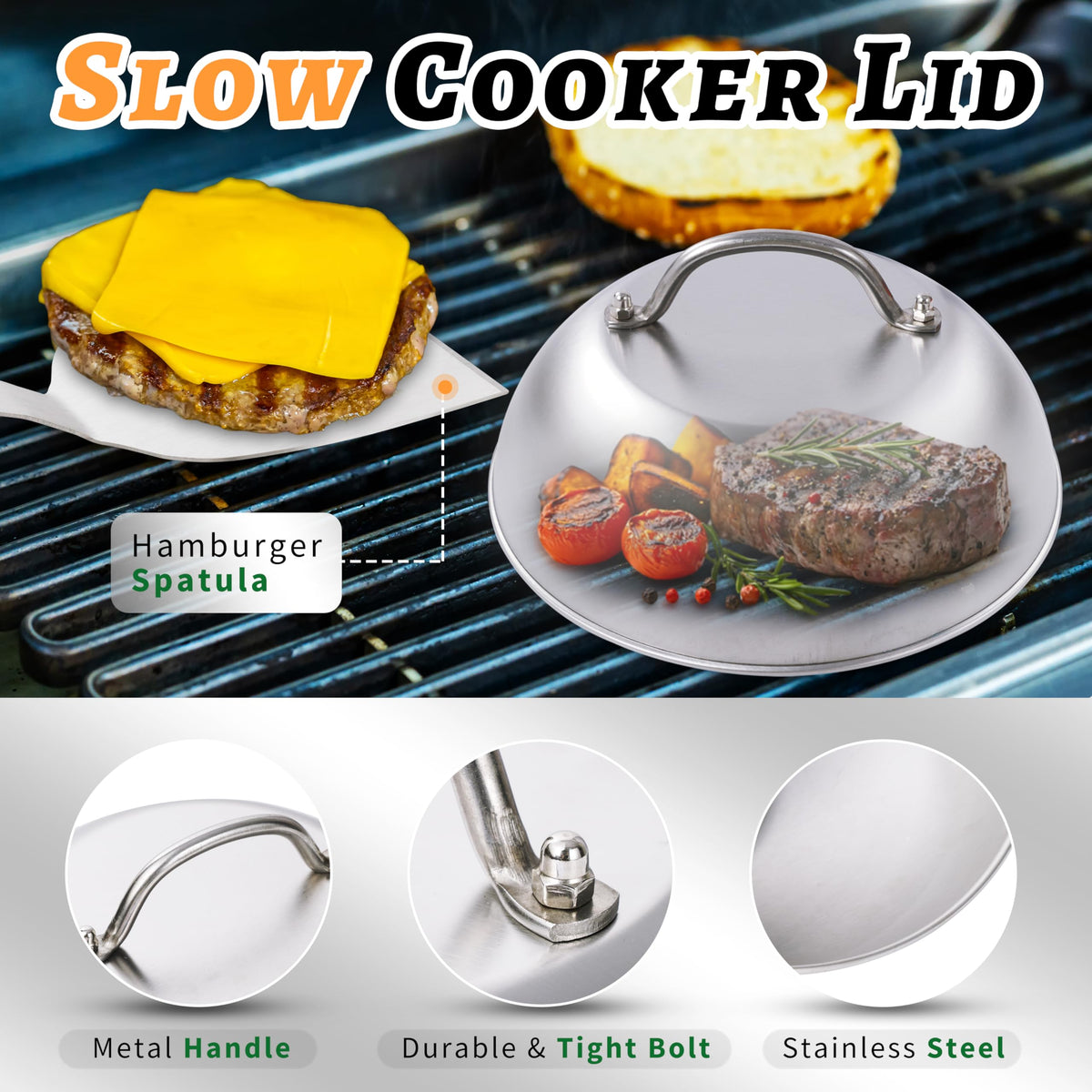 58PCS Griddle Accessories Kit for Blackstone, Flat Top Teppanyaki Spatula Set with Scraper Basting Cover Burger Press Patty Maker Silicone Mat for Outdoor BBQ Home Cooking Griddle Gifts for Chrismas
