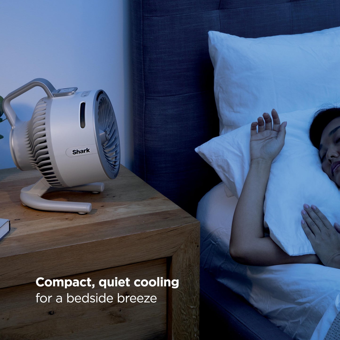 Shark FlexBreeze HydroGo Fan—Ultra-powerful portable fan with indoor + outdoor mist. Corded & cordless, 5 speeds, evaporative misting, Grey, FA052