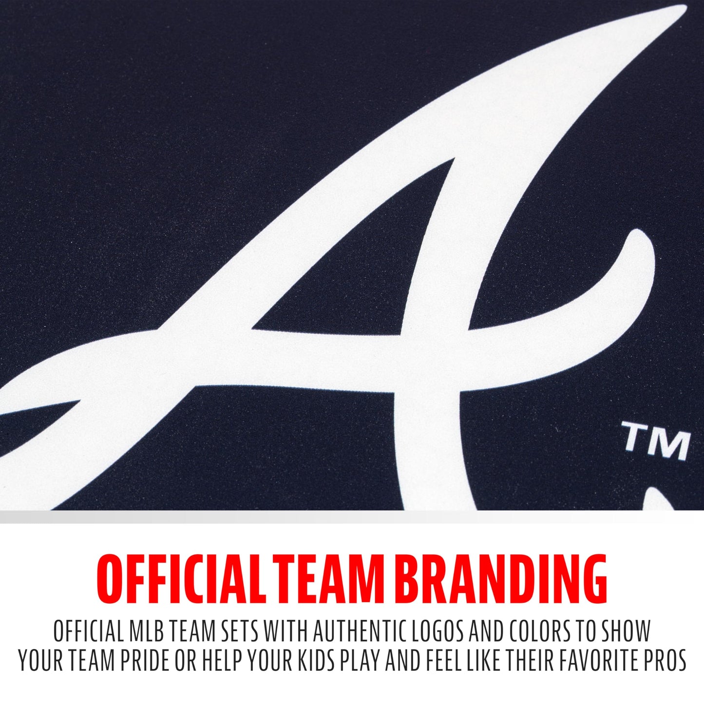 Franklin Sports MLB Atlanta Braves Pickleball Paddle - Official MLB Team Rackets - USAP (USAPA) Approved Premium Quality Pickleball Paddles - Authentic Team Logos + Colors