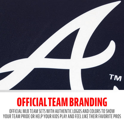 Franklin Sports MLB Atlanta Braves Pickleball Paddle - Official MLB Team Rackets - USAP (USAPA) Approved Premium Quality Pickleball Paddles - Authentic Team Logos + Colors