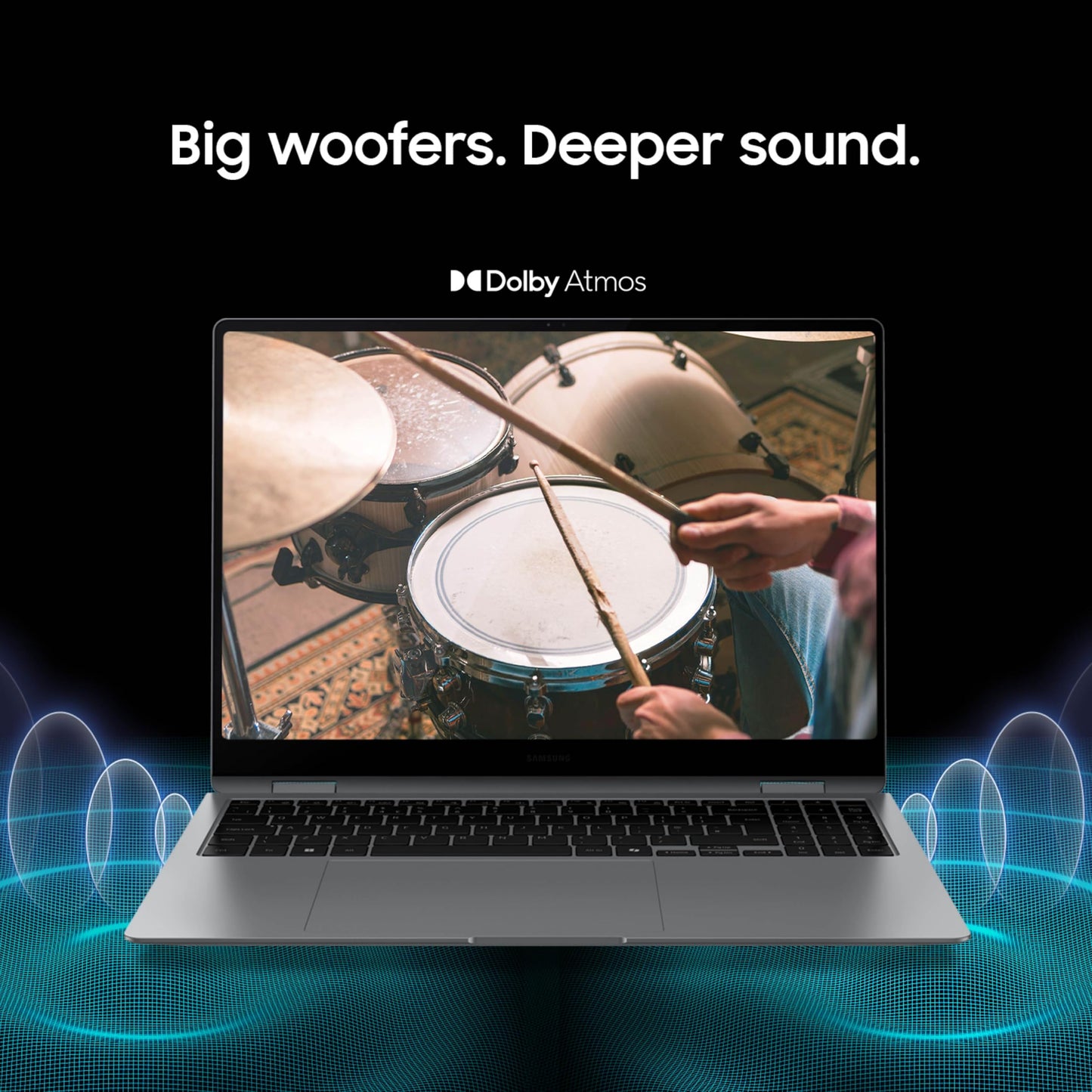 Samsung 16” Galaxy Book5 Pro 360 Copilot+ PC, AI Computer, Intel Core 7 Ultra Processor, 3K AMOLED (2880x1800) Touchscreen, S Pen,120Hz, Dolby Atmos, Student Laptop, Lightweight, All-Day Battery Life