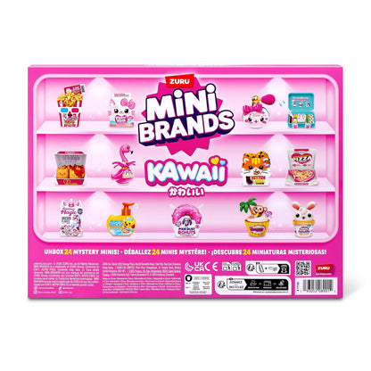 Mini Brands Kawaii Advent Calendar by ZURU, Collectible Seaonal Toys for Girls