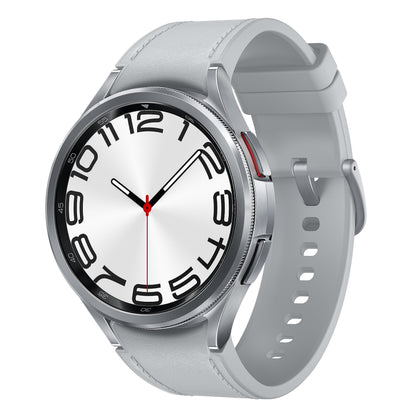 Samsung Galaxy Watch 6 Classic 47mm Bluetooth Smartwatch, Rotating Bezel, Fitness Tracker, Personalized HR Zones, Advanced Sleep Coaching, Heart Monitor, BIA Sensor, Health Insights, US Version Silver