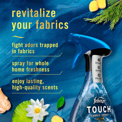 Touch Fabric Spray, Ocean & Mountain, 16.9 oz, Pack of 2