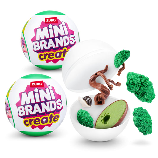 Mini Brands Create Garden Capsule (2 Pack) by ZURU, Mini Botanical Collectibles, Mystery Blind Packaging, DIY, Collectors