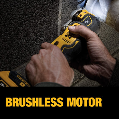 DEWALT 20V MAX XR Oscillating Multi-Tool Kit, Oscillating Tool Accessories, Cordless, 3-Speed, Quick Blade Change, Sand Paper, Blades, Battery and Charger Included (DCS356D1)