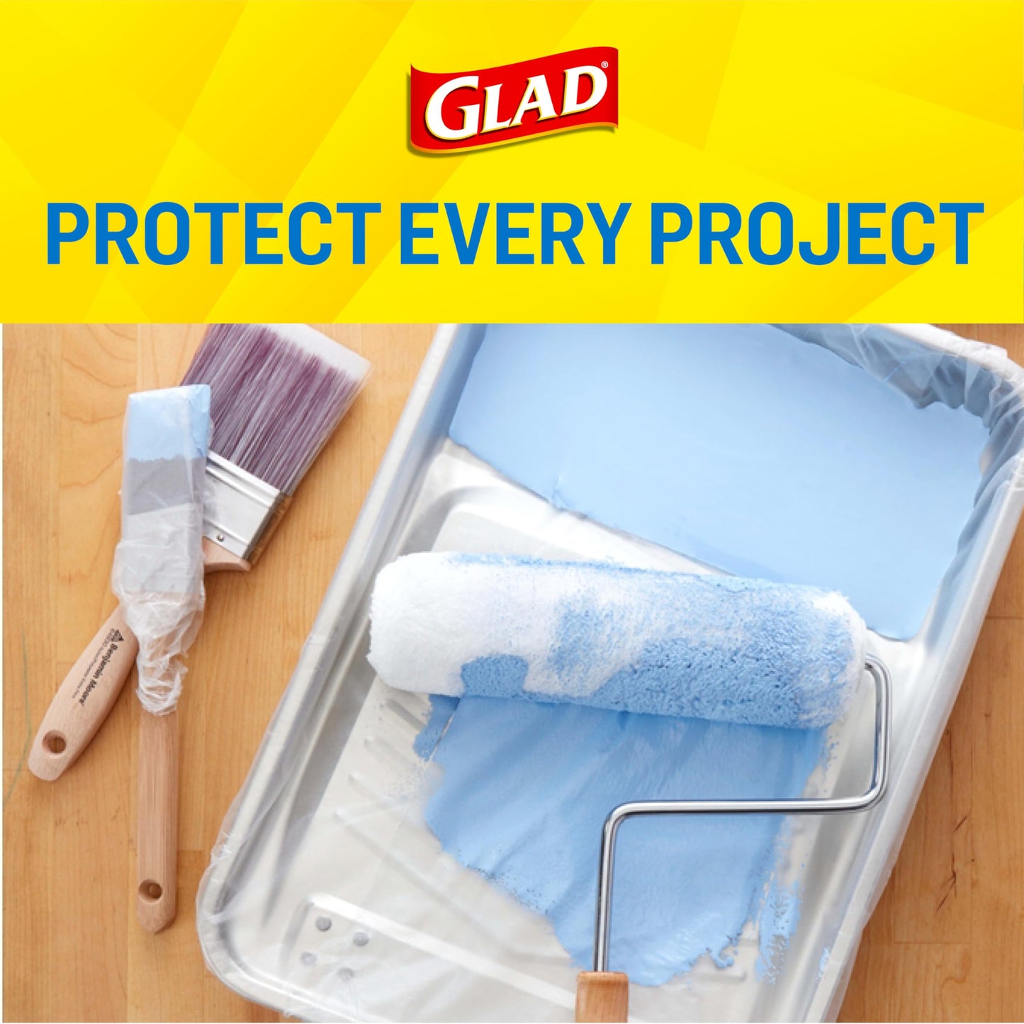 Glad Press'N Seal Food Plastic Wrap, 70 Square Foot Roll (Package May Vary)