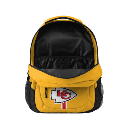 FOCO Kansas City Chiefs NFL Alternate Color Action Backpack - Yellow