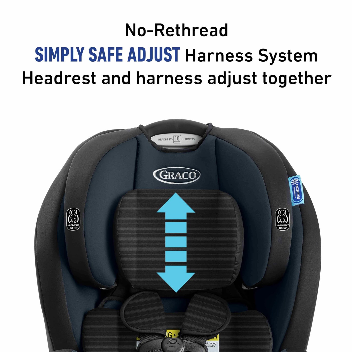 Graco TriRide 3-in-1 Reclining Car Seat, Clybourne - Rear & Forward Facing Car Seat, Highback Booster, Adjustable Headrest