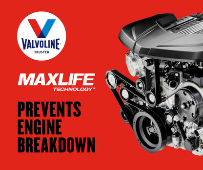Valvoline High Mileage with MaxLife Technology 10W-30 Synthetic Blend Motor Oil 5 QT