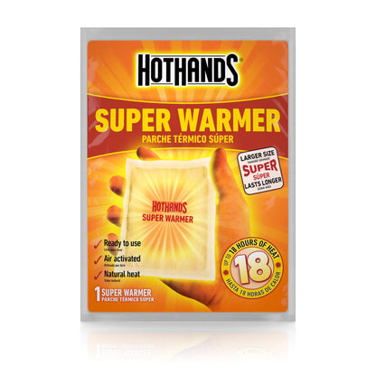 Hothands HH1ED240E-AMZ Body & Hand Super Warmers - Long Lasting Safe Natural Odorless Air Activated Warmers - Up to 18 Hours of Heat - 40 Individual Warmers