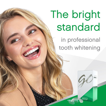 Opalescence Go 15- Prefilled Teeth Whitening Trays - 15% Hydrogen Peroxide - (10 Treatments) Made by Ultradent Products. Teeth Whitening Kit -Mint - 5194-1