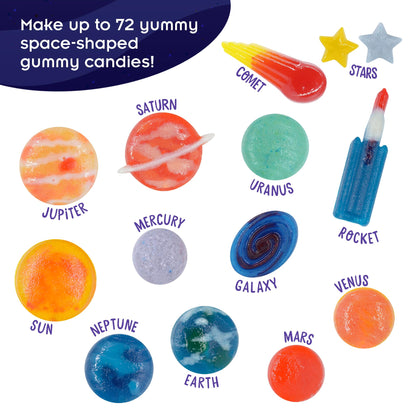 Thames & Kosmos Space Gummy Candy Lab | Tasty Labs STEM Experiment Kit, Make Space-Themed Gummy Pops & Candies, Explore Chemistry in Cooking, Safe to Eat, Made in USA, Food Ingredients Included