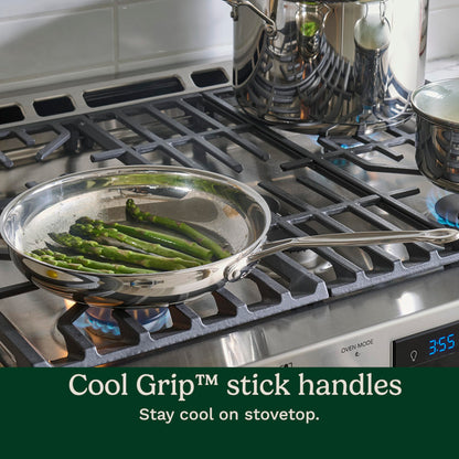 Cuisinart 77-11G Stainless Steel 11-Piece Set Chef's-Classic-Stainless-Cookware-Collection