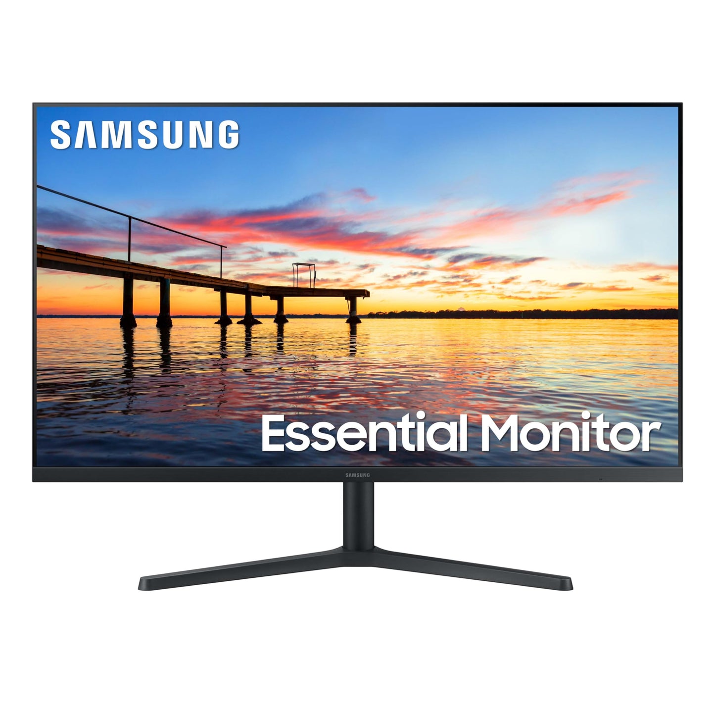 Samsung 32-Inch Flat Computer Monitor, 75Hz, Borderless Display, AMD FreeSync, Game Mode, Advanced Eye Care, HDMI and DisplayPort, LS32B304NWNXGO, 2024