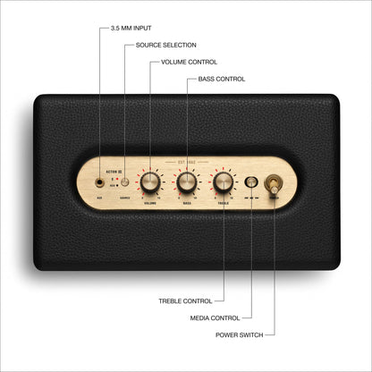 Marshall Acton III Bluetooth Home Speaker, Black