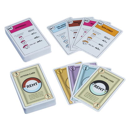 Monopoly Deal Card Game | Quick-Playing Card Game | Fun Games for Families and Kids | Ages 8 and Up | 2 to 5 Players | 15 Mins. | Travel Games