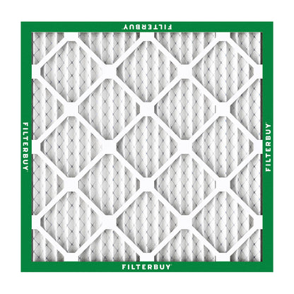 Filterbuy 14x14x1 Air Filter MERV 8 Essential Dust & Allergy Defense (4-Pack), Electrostatic Pleated HVAC AC Furnace Filters Replacement, Made in USA (Actual Size: 13.75 x 13.75 x 0.75)