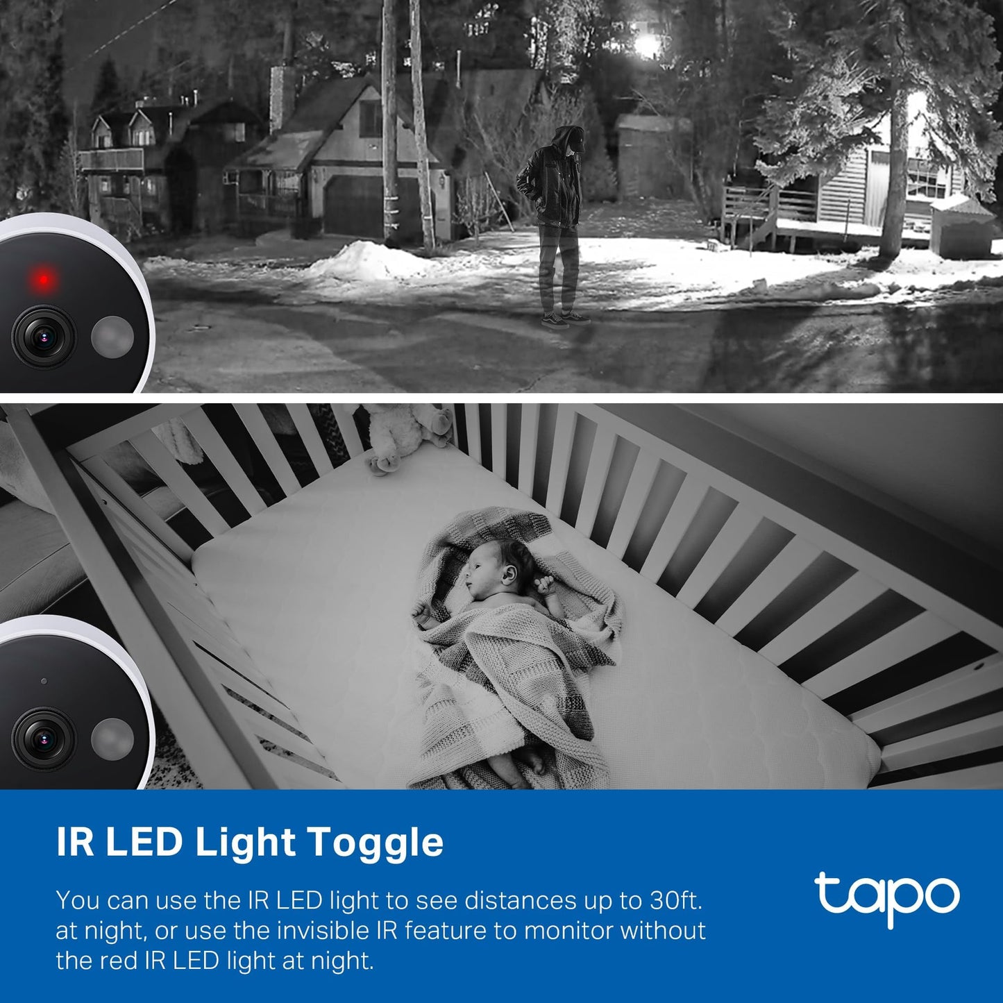 Tapo TP-Link 2K QHD Security Camera, Indoor/Outdoor, 𝟮𝟬𝟮𝟰 𝗣𝗖𝗠𝗮𝗴 𝗘𝗱𝗶𝘁𝗼𝗿'𝘀 𝗖𝗵𝗼𝗶𝗰𝗲, Color Night Vision, Free Person/Pet/Vehicle Detection, Invisible IR Mode, SD Storage, C120