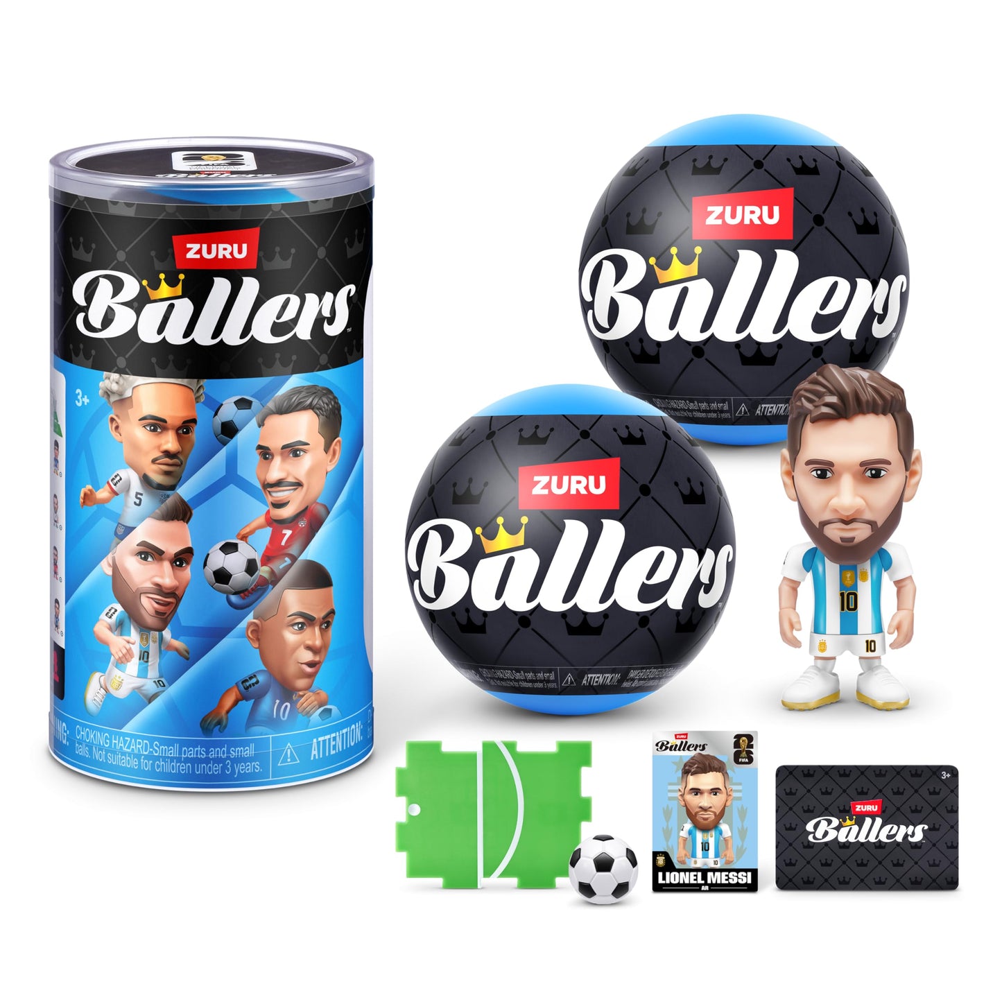 FIFA World Cup 2026™ Ballers Series 1 2 Pack by ZURU – Official Licensed Product. Surprise Unboxing Football Collectible Sports Toy for Boys, Ages 3+