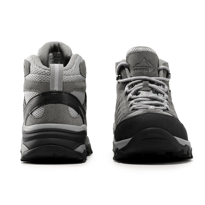 NORTIV 8 Women's Waterproof Hiking Boots Outdoor Trekking Camping Trail Hiking Boots Size 9.5 M US SNHB211W, LIGHT GREY