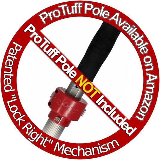 ProTuff 19.5" Fine Pool Net – 2 Year Unconditional Free Replacement – Cleans 3X Faster Than Vacuums – Wide Pool Skimmer with Deep Bag for Easy Maintenance – Skimmer Net for Leaves, Bugs & Other Debris