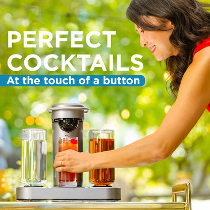 Bartesian Premium Cocktail and Margarita Machine for The Home Bar with Push-Button Simplicity and an Easy to Clean Design (55300)