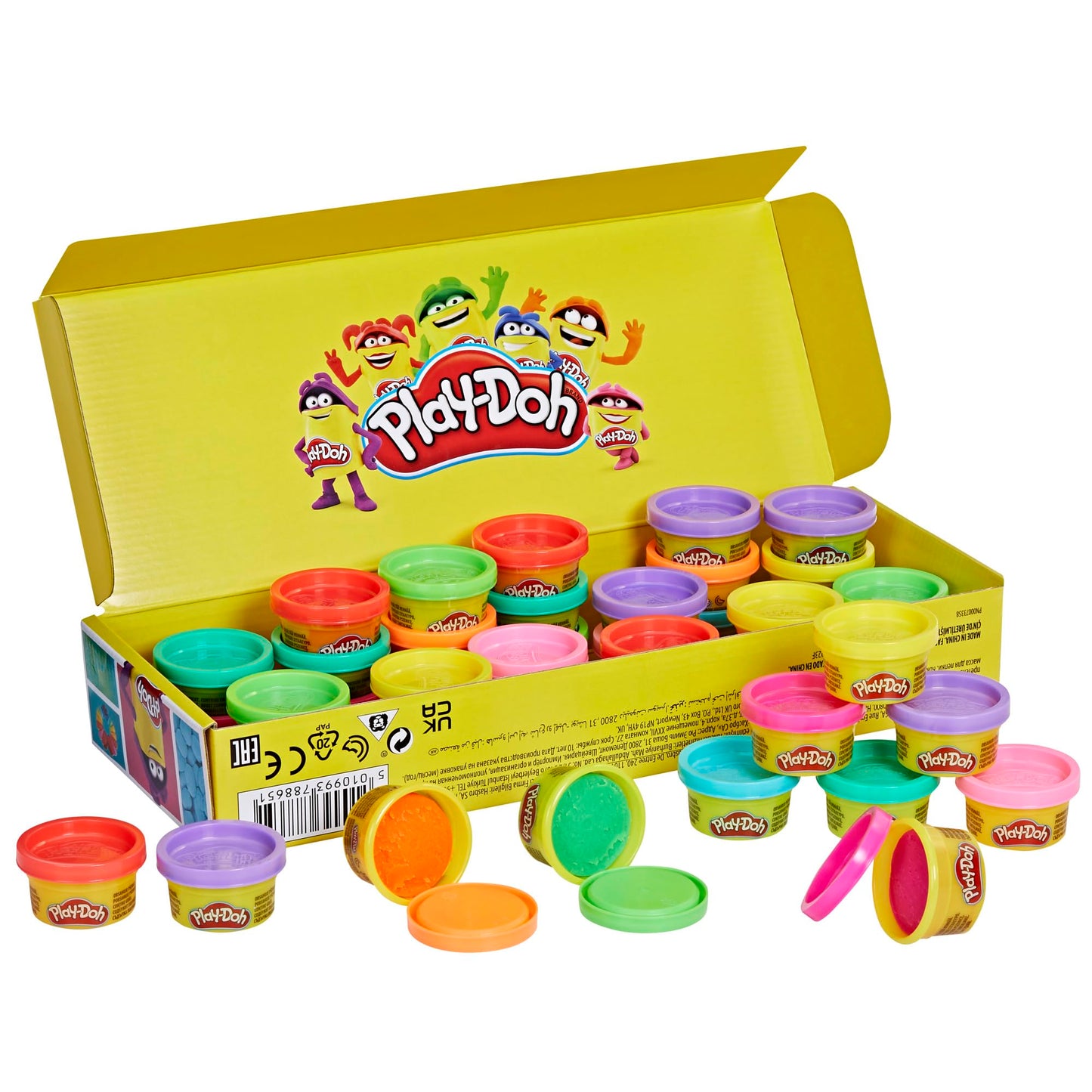 Play-Doh Bulk 42-Pack of 1-Ounce Cans, Easter Basket Stuffers for Girls & Boys, Party Favors, Kids Arts & Crafts, Preschool Toys, Ages 2+ (Amazon Exclusive)