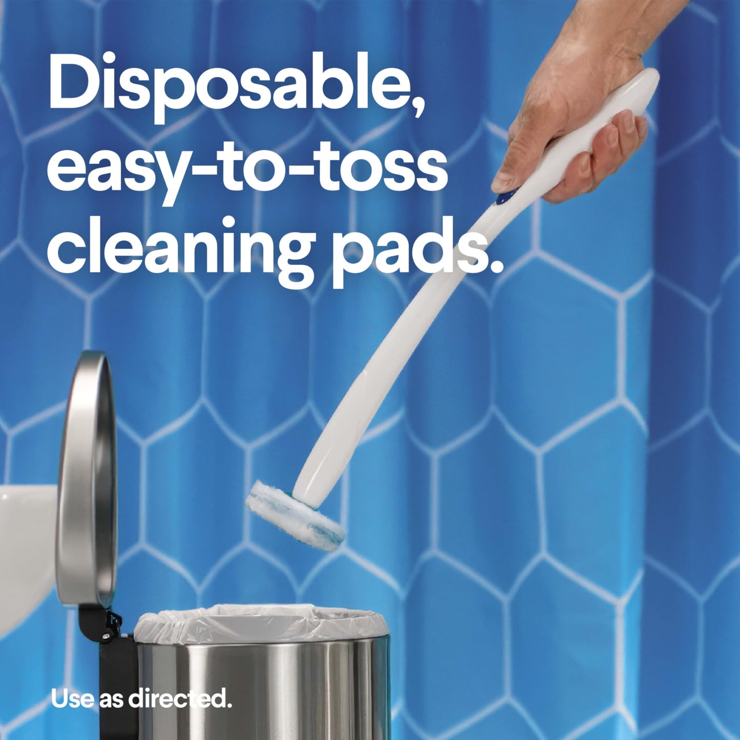 CLOROX ToiletWand Toilet Cleaning Refills, Disinfecting Scrubbing Pads, 30 Count (Pack May Vary)