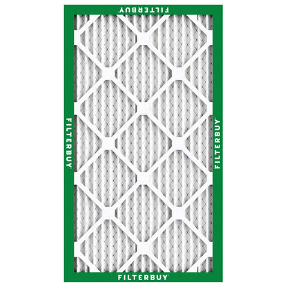Filterbuy 16x25x1 Air Filter MERV 8 (MPR 700) Dust Defense Replacement (6-Pack), Electrostatic Pleated HVAC AC Furnace Filters, Made in USA (Actual Size: 15.50 x 24.50 x 0.75)