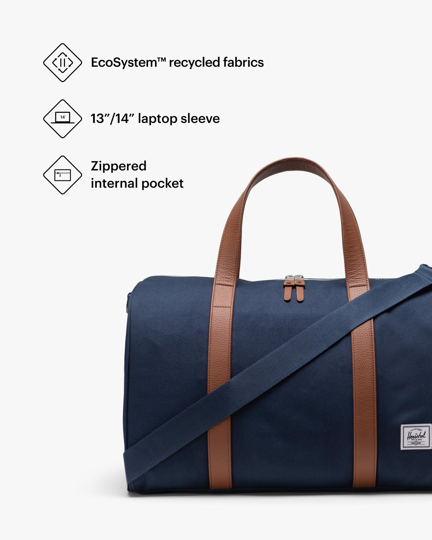 Herschel Supply Co. Herschel Novel Duffle, Navy, Standard-43L