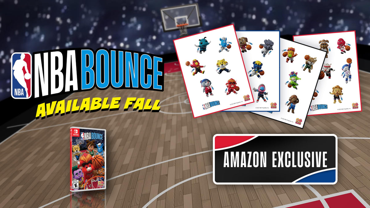 NBA BOUNCE - Nintendo Switch Amazon Exclusive with Sticker Sheet