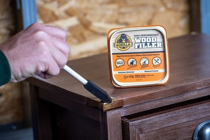 Gorilla All Purpose Wood Filler Wood Repair Kit with Putty Knife and Sanding Block
