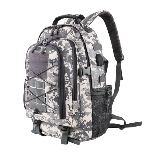 aiGear Tactical Backpack for Men, 35L Military Backpack, 3-Day Bug Out Bag for Camping Hiking Hunting with Molle System Army Daypack (35L ACU)