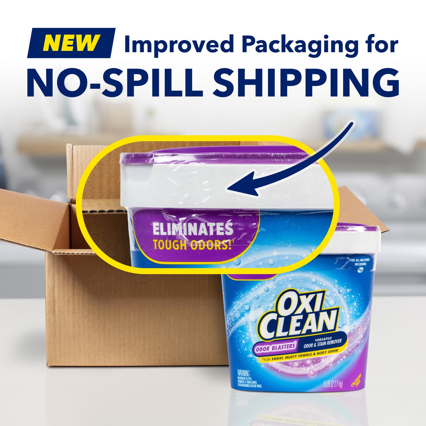 OxiClean Odor Blasters Versatile Odor and Stain Remover Powder, 5 lb