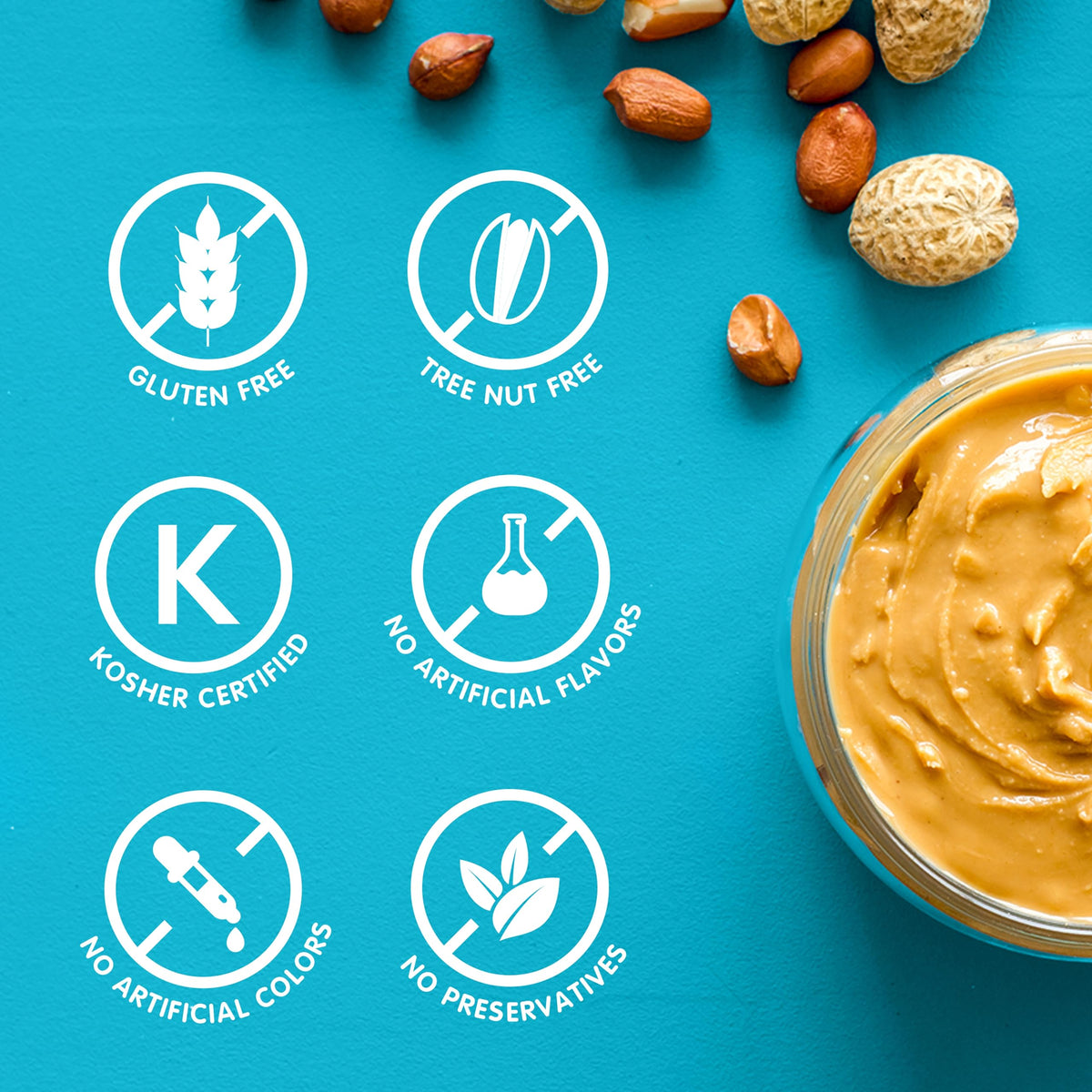 SKIPPY Creamy Peanut Butter, 16.3 Ounce (Pack of 8)